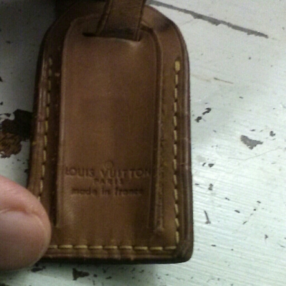 Louis Vuitton luggage tag